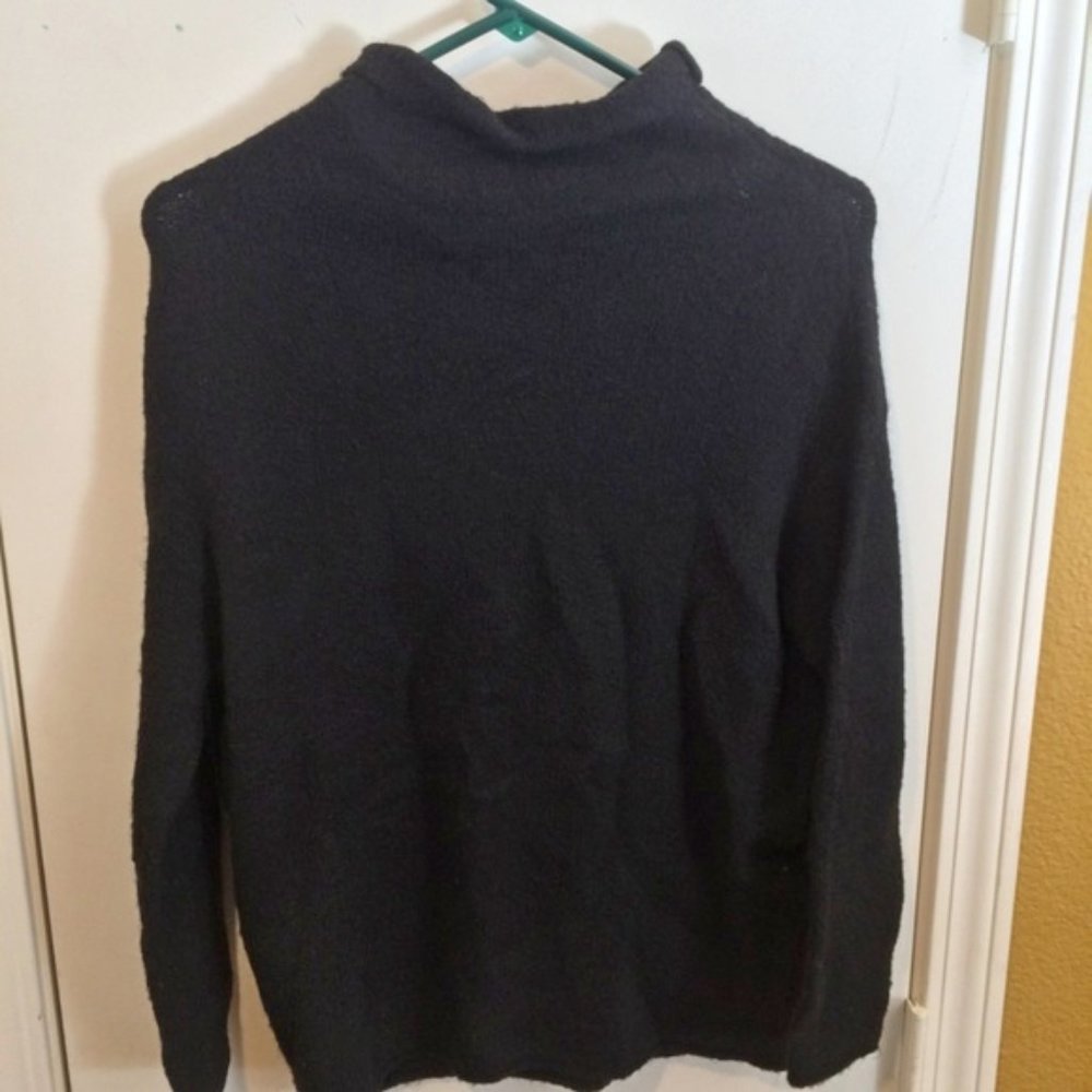 NEW Halston Heritage women's stretchy wool blend cowl neck sweater NWOT - Picture 3 of 6